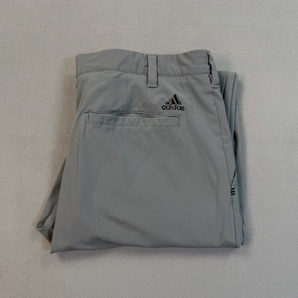 ADIDAS Pants Mens 32x30 Gray Golf Performance Stretch Lightweight Chino